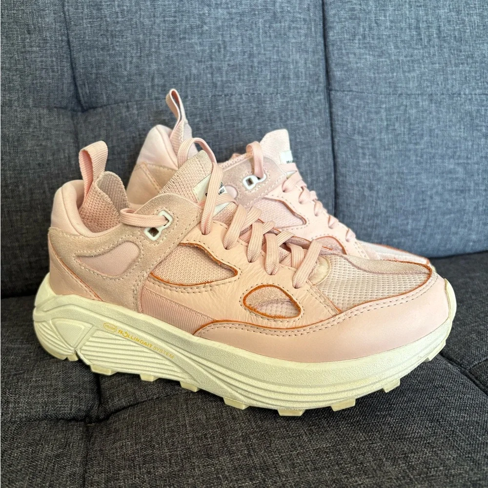 Free People Brandblack Aura 130 Light Pink Women's Sneakers,Size 7